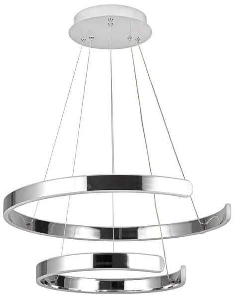 LED Stmievateľný luster na lanku LED/120W/230V 3000-6500K + diaľkové ovládanie