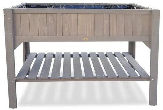 Habau Vyvýšený záhon s odkladacou plochou (tmavosivá)  (100274945)