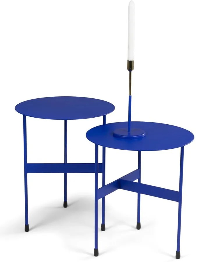 Kovový okrúhly odkladací stolík ø 45 cm Mira – Spinder Design