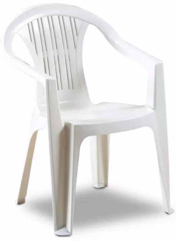 Biela Ratak záhradná stolička