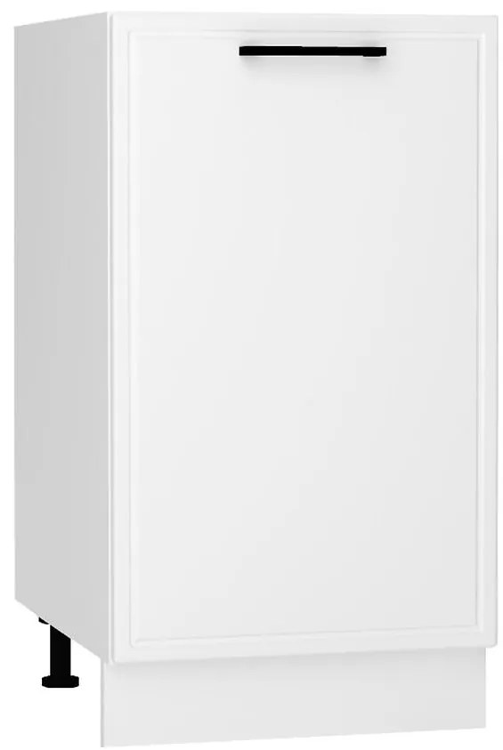 Kuchynská skrinka Emily D45 PL biely hrášok mat