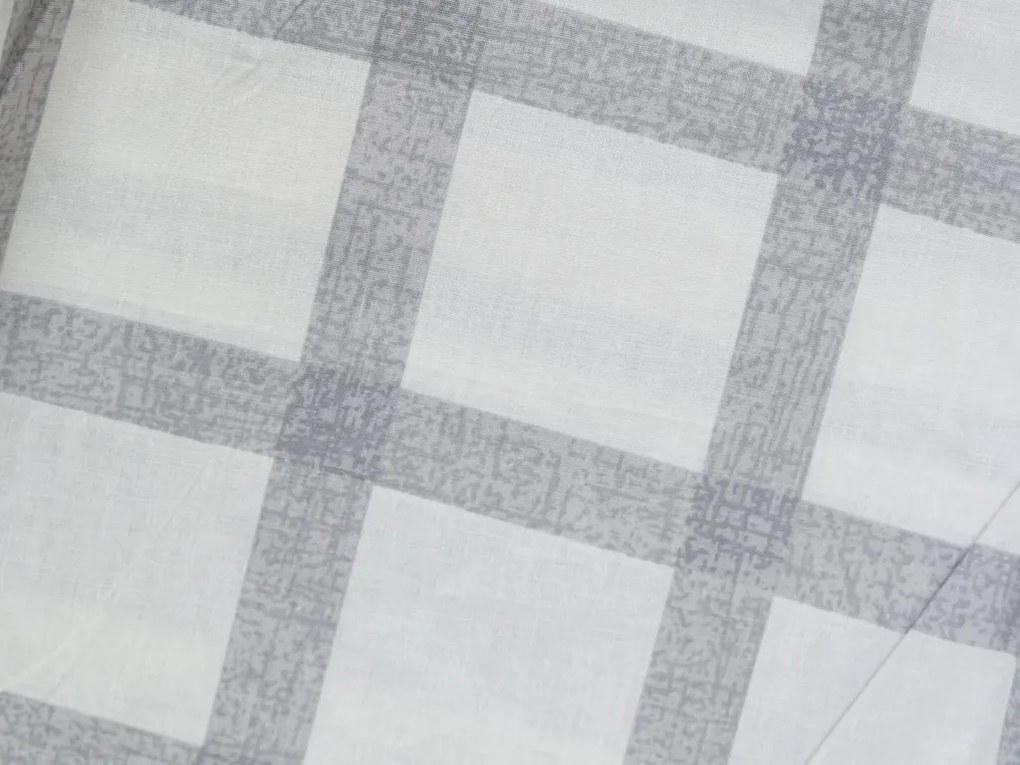 Obliečky z Renforcé bavlny LINKY sivé Rozmer obliečky: 70 x 90 cm | 140 x 200 cm