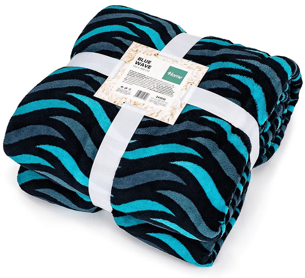 4Home Baránková deka Blue Wave, 150 x 200 cm