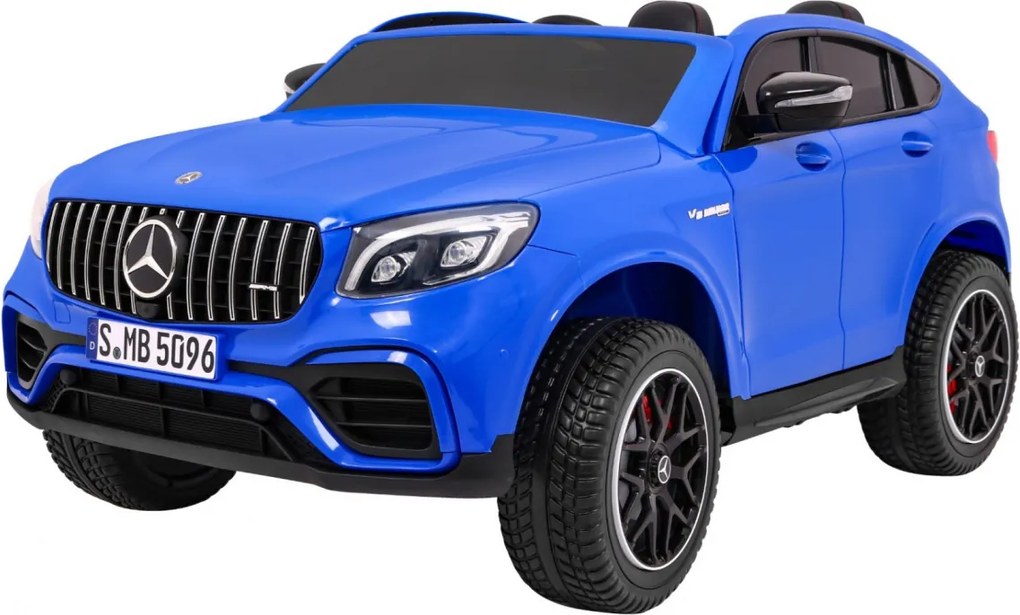 Ramiz Mercedes GLC 63S pre deti - Modré SUV + pohon 4x4