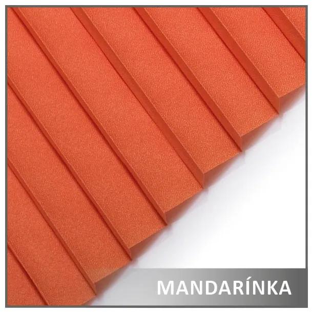 Dekodum Neinvazívna plisovaná roleta mandarínka Šířka (cm): 30