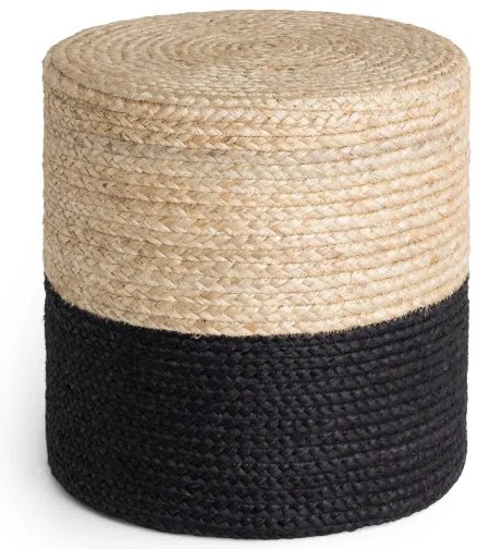 Taburetka Hanse Home Looma naturálna / zlatá / čierna