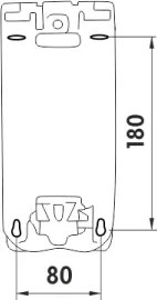 Nimco Zásobník dezinfekčného gélu alebo tekutého mydla - HP 9531-M-04