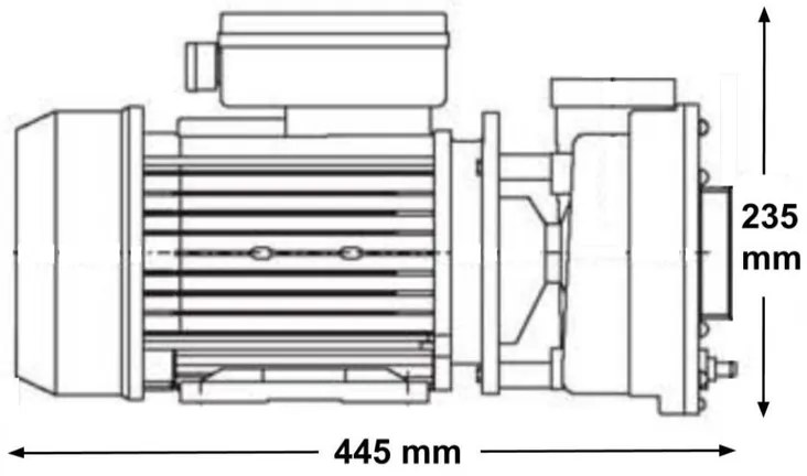 LX Vodné čerpadlo pre vírivky WP200 2,0HP (2-Speed)