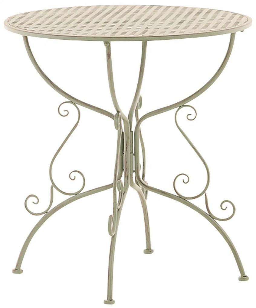 Kovový stôl GS13436802 - Zelená antik