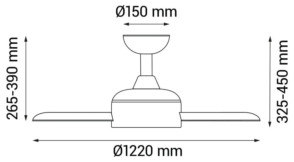 Čierne LED stropné svietidlo ø 15 cm Zarautz – SULION