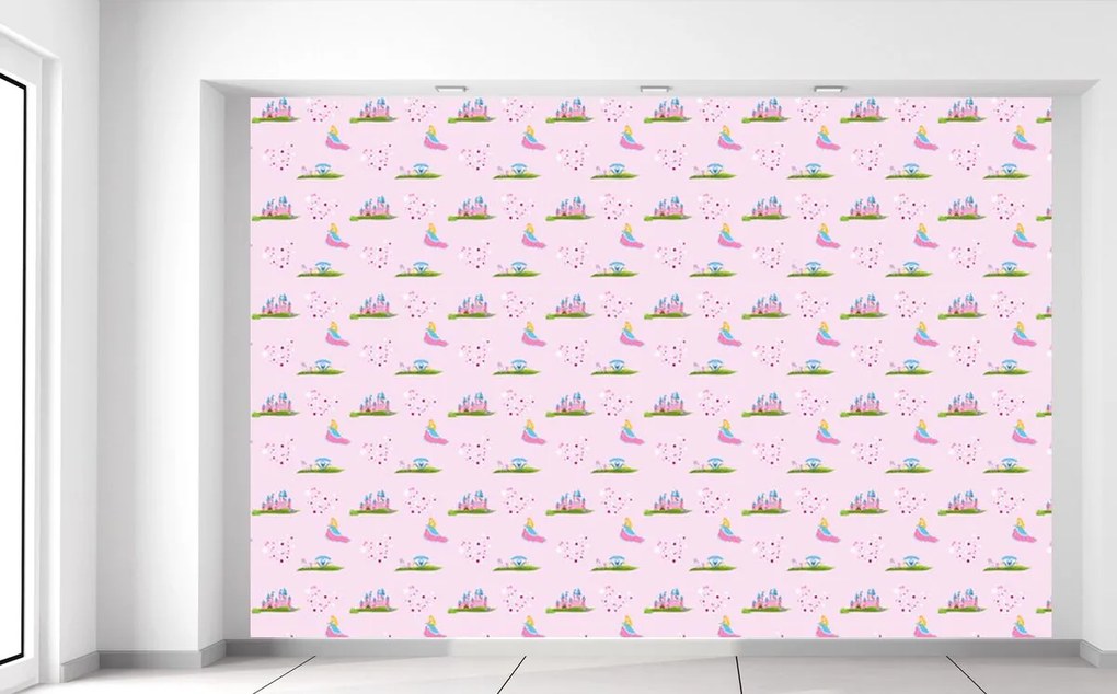 Gario Fototapeta Farebné princezny Materiál: Samolepiaca, Rozmery: 110 x 200 cm