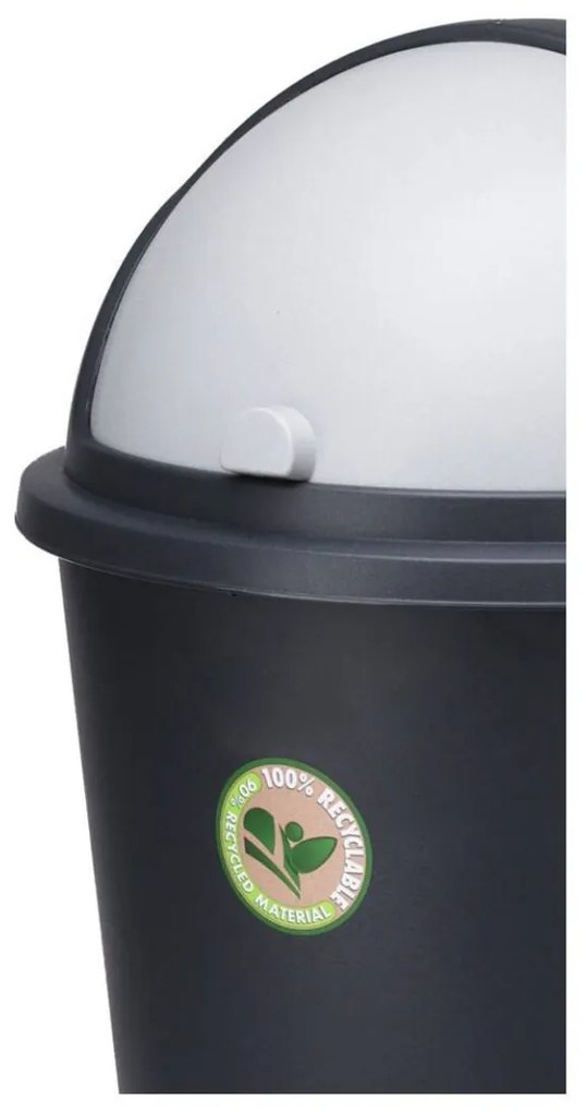 Odpadkový kôš MOLKA 50 L čierny