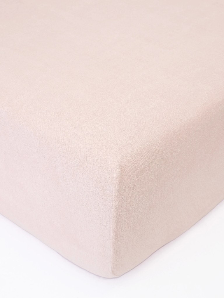 Froté plachta 200 × 200 cm - púdrová