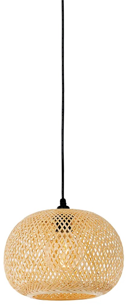 Orientálne vonkajšie závesné svietidlo bambus 3-svetlo IP44 - Rafael