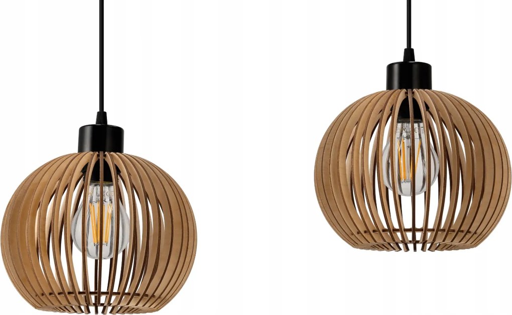 LED stropná závesná lampa s nastaviteľnou atmosférou 2xE27 do kuchyne a obývačky