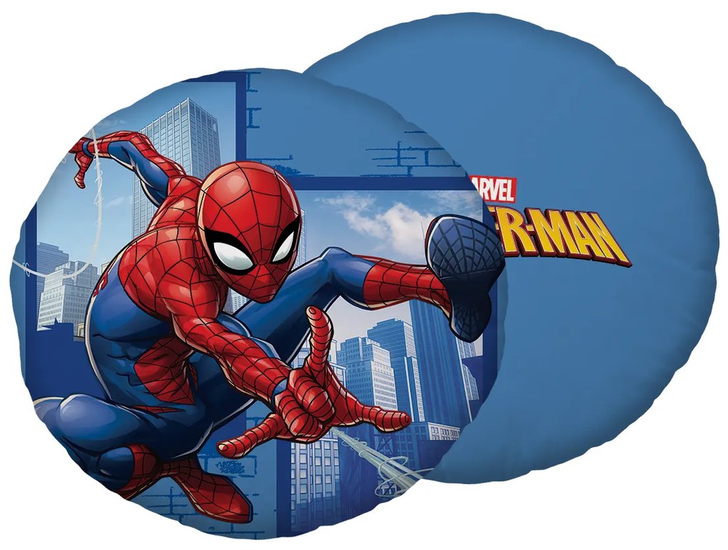 Jerry Fabrics Tvarovaný vankúš Spider-man "Blue 06"