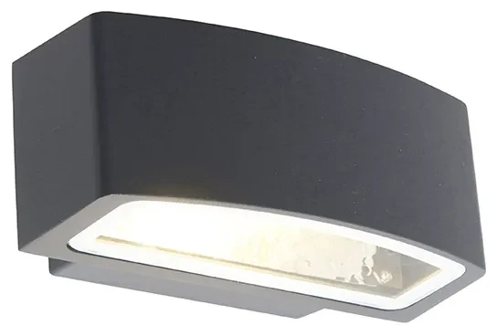 Moderná vonkajšia nástenná lampa grafit 14,3 cm IP44 - Latina