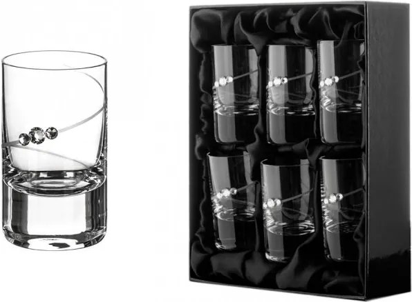 Diamante poháre na destiláty Silhouette City 6KS 45ml