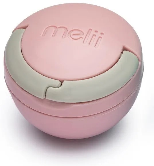 Škatuľky na cumlík 2 ks - ružová/sivá