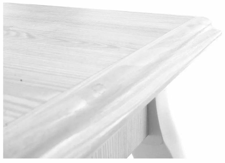 Tempo Kondela Jedálenský stôl DA19, sosna biela, 146x76 cm, VILAR