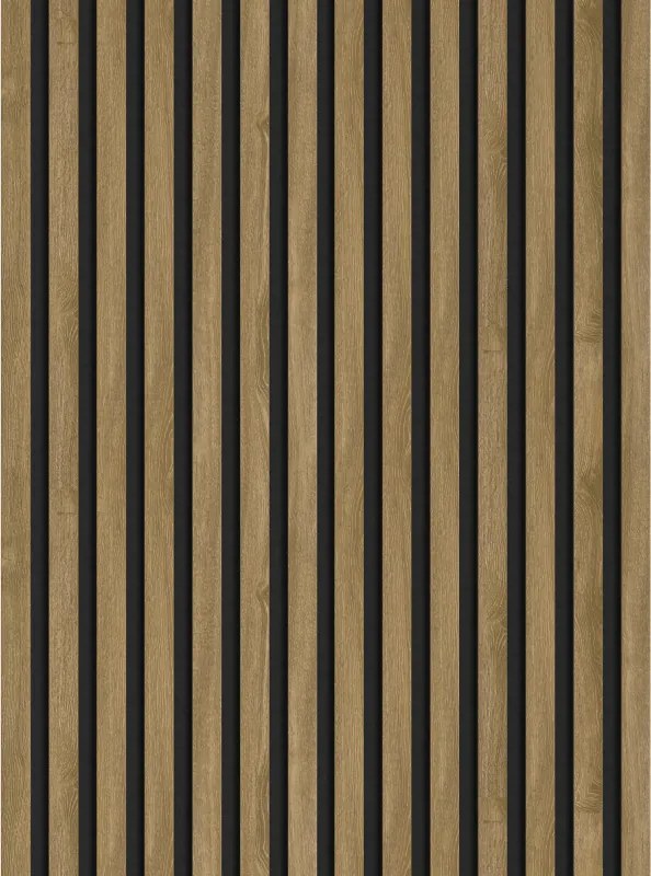 Mexen Lam-F, akustické stenové lamely 275 × 31,5 cm, filc 6 mm, dub klasický, S105-275317-2812-072
