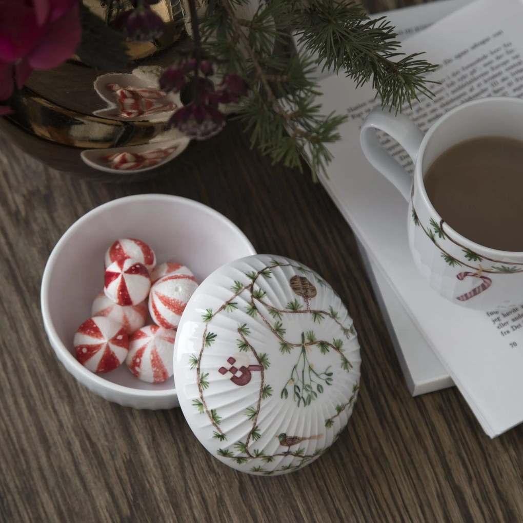 KÄHLER Porcelánová dózička Hammershøi Christmas