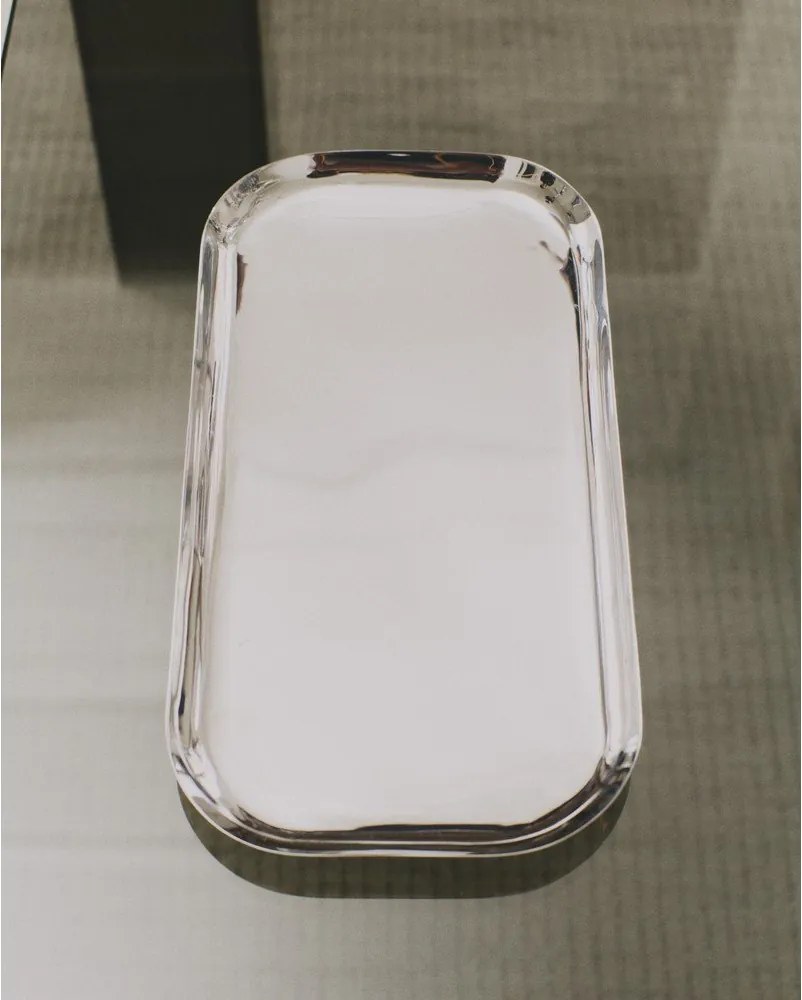 Servírovacie tácky v súprave 2 ks z nehrdzavejúcej ocele 15x29 cm Nirela – Kave Home