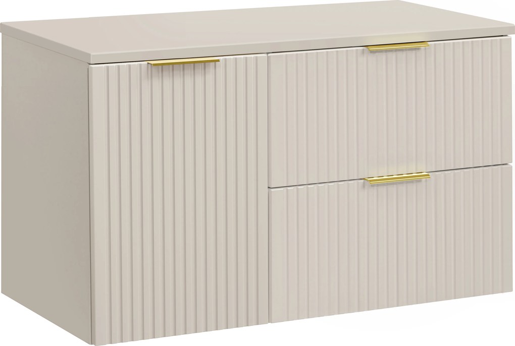 Comad Kúpeľňová skrinka pod doskové umývadlo SET-ADC B Cashmere 100 kašmír