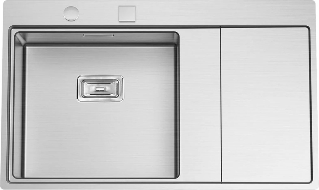 Kuchynský nerezový drez Sinks XERON 860 FI kartáčovaný ľavý