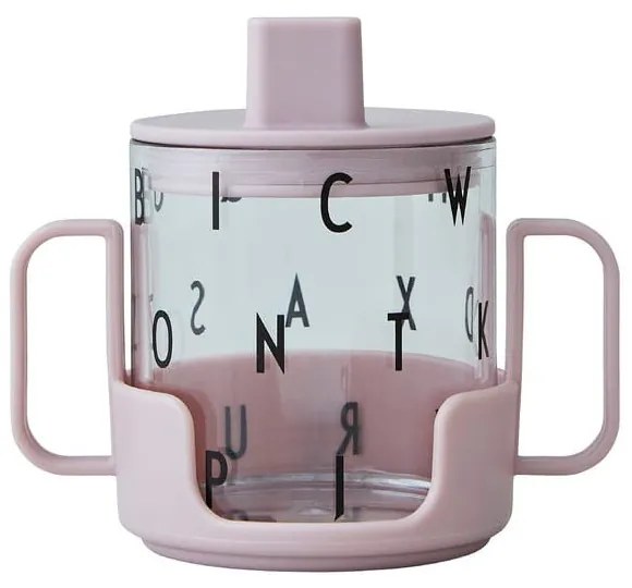 Levanduľovofialový detský hrnček Design Letters Grow With Your Cup