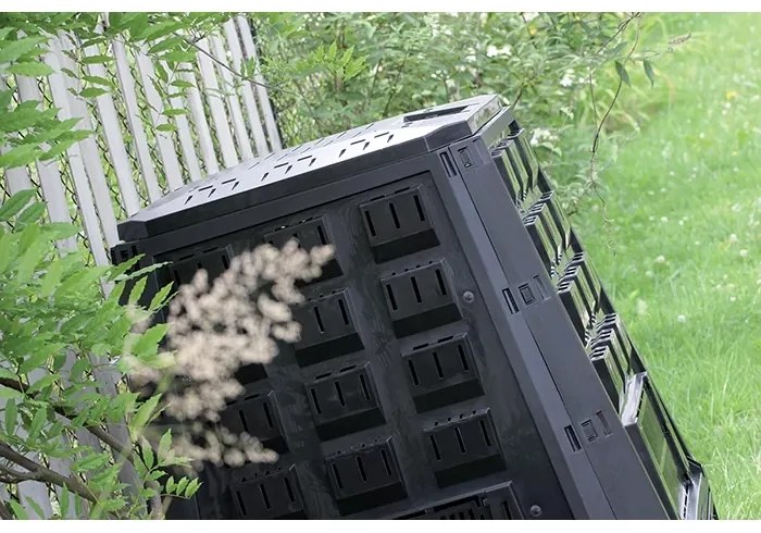 Kompostér, 850 l, čierna