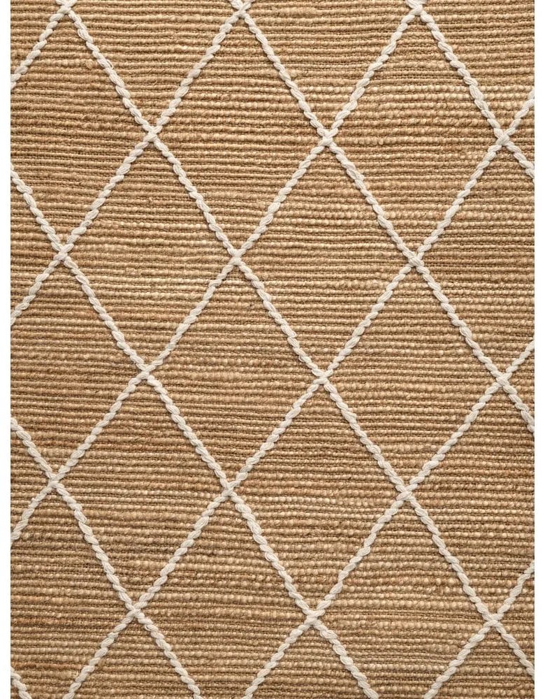 Ručne tkaný jutový behúň v prírodnej farbe 80x200 cm Kunu – Hanse Home