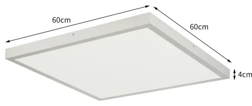 Brilagi - LED kúpeľňové svietidlo FRAME LED/50W/230V 3000/4000/6000K 60x60 IP44