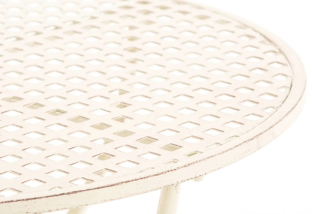 Kovový stôl GS13436802 - Krémová antik