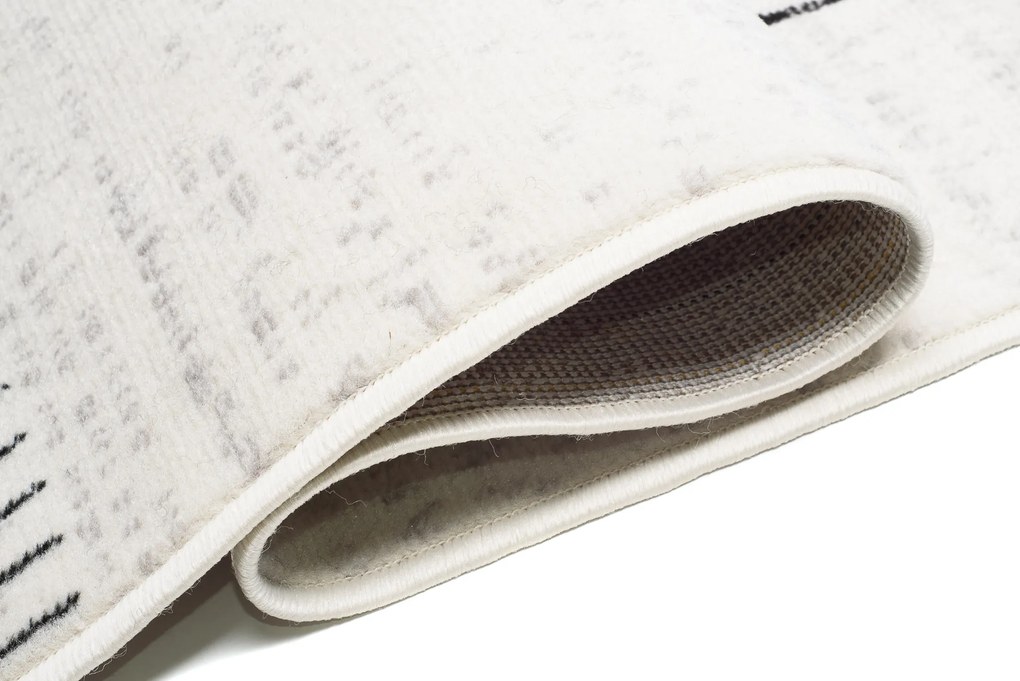 TA Koberec 5354A KRÉMOVÁ / ČIERNA GRACE