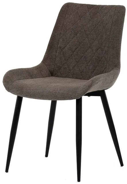 Autronic BONTEC Jedálenská stolička, hnedá, látka, DCL-218 BR2 Farba: Šedá
