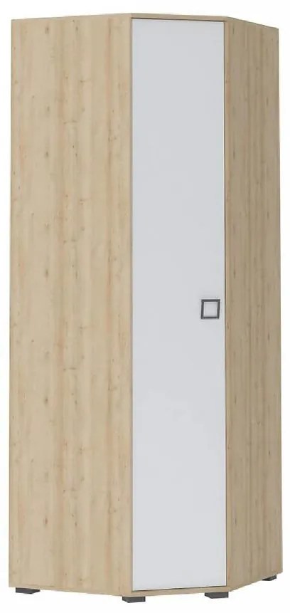 Skriňa 3D3S Kiki PUG-BK/KI-15 beech/white