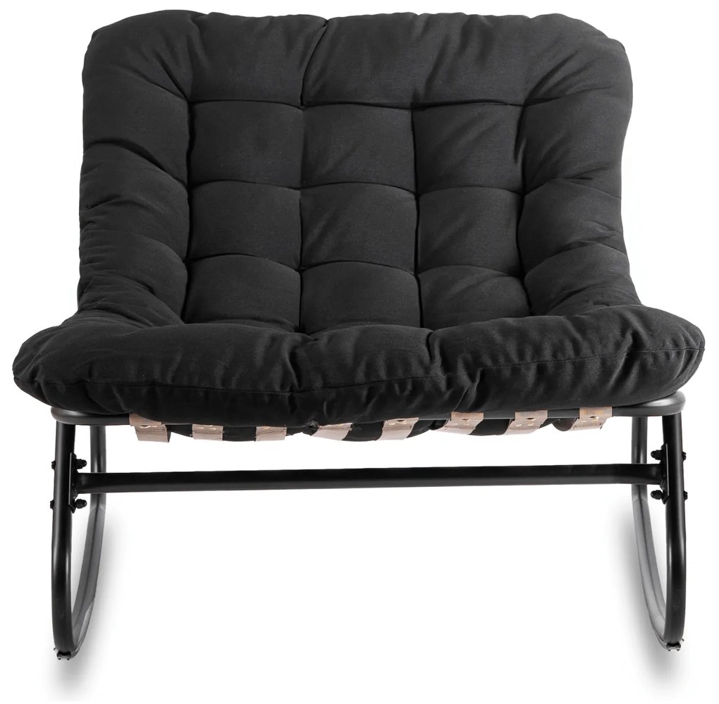 PROXIMA.store - Relaxačné hojdacie kreslo AURORA FARBA: čierna