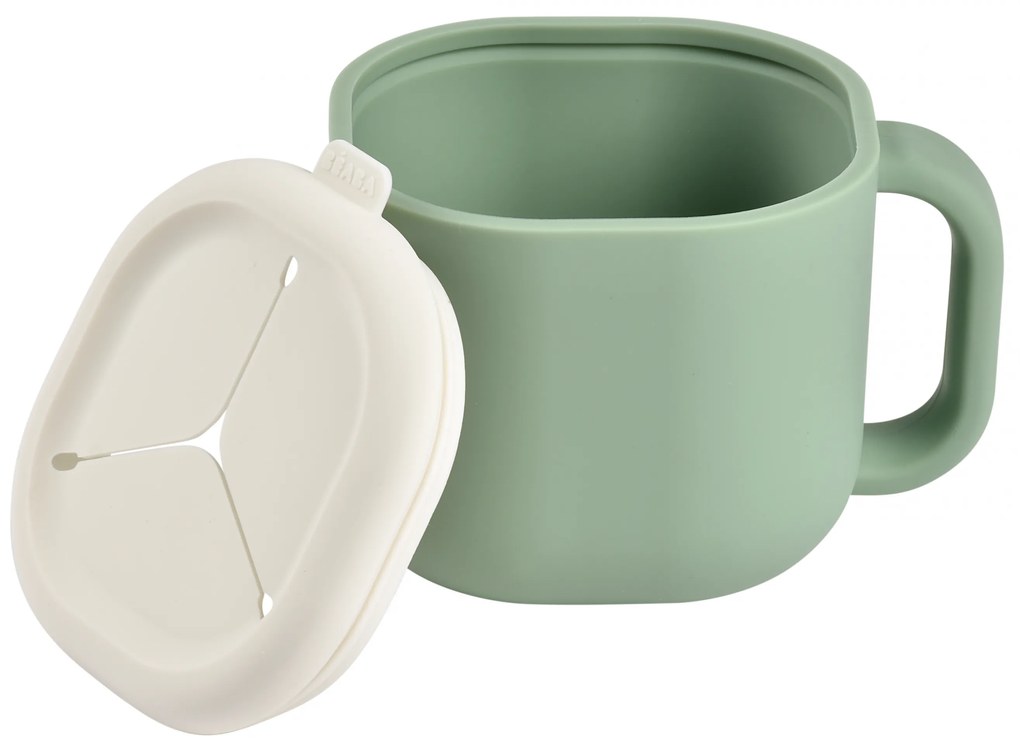 Téglik na desiatu silikónový Sage Green