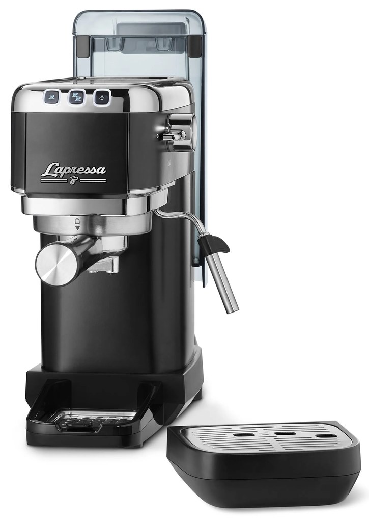 Pákový kávovar »Lapressa«, čierny