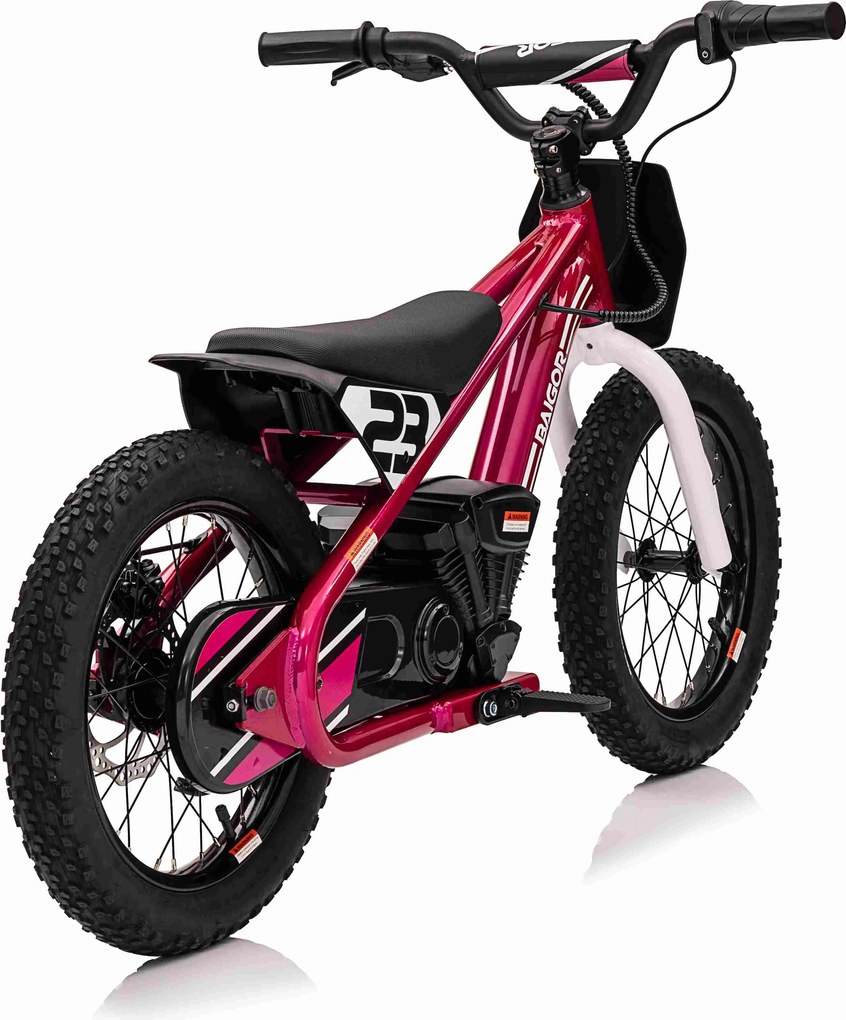 Ramiz BAIGOR 23 PRO Ružová batériová motorka pre dieťa