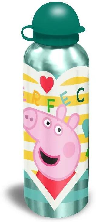 EUROSWAN ALU fľaša Peppa Pig zelená  Hliník, Plast, 500 ml