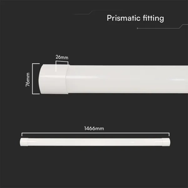 LED Žiarivkové svietidlo LED/50W/230V 3000/4000/6500K 146 cm