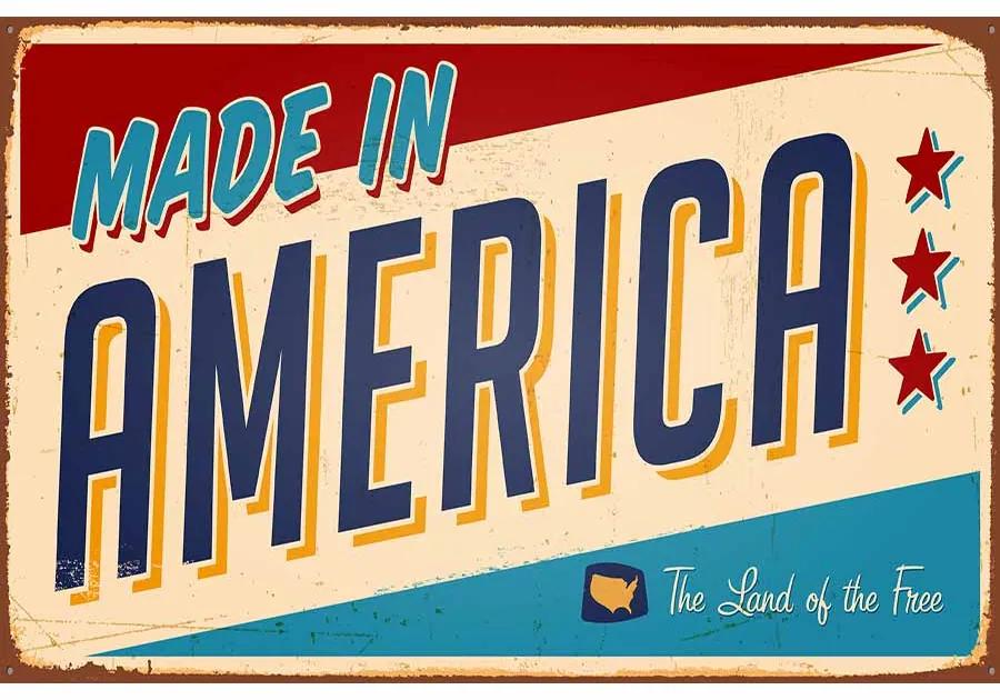 Ceduľa Made in America