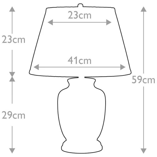Elstead MORRIS-TL-SMALL - Stolná lampa MORRIS 1xE27/60W/230V
