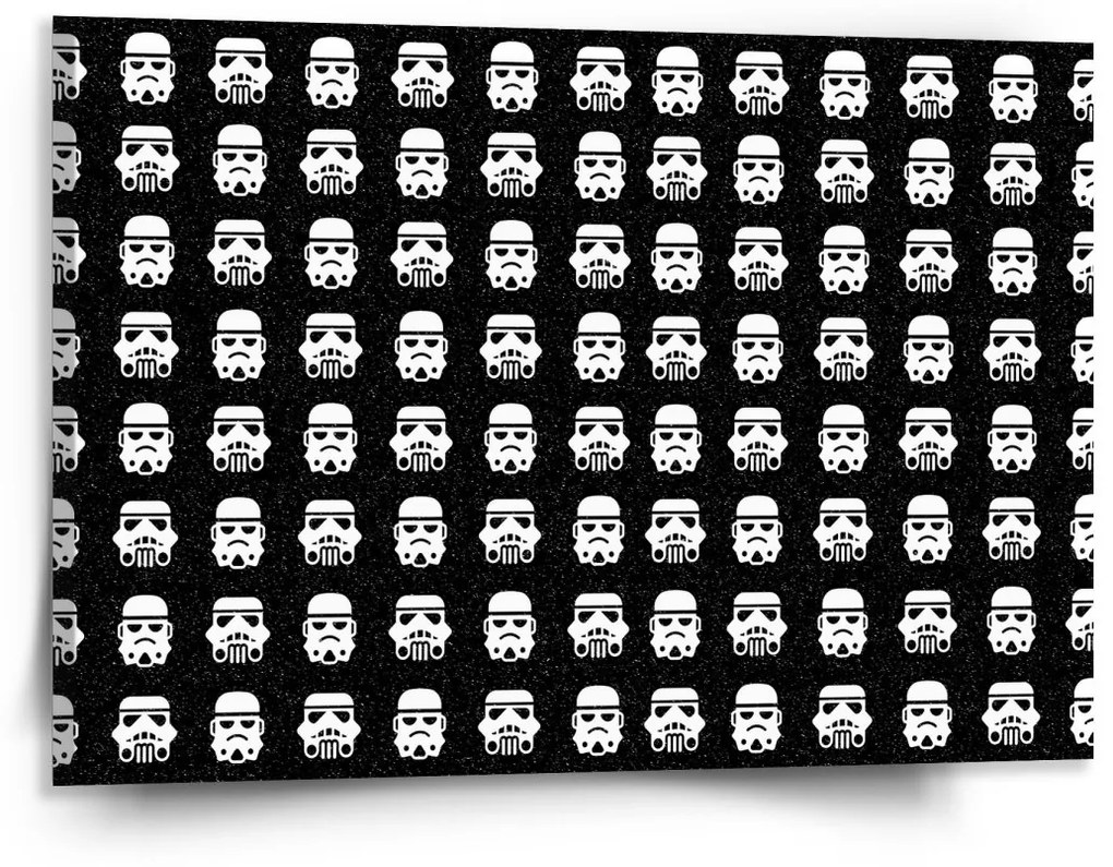 Sablio Obraz Star Wars Stormtrooper Pattern - 150x110 cm