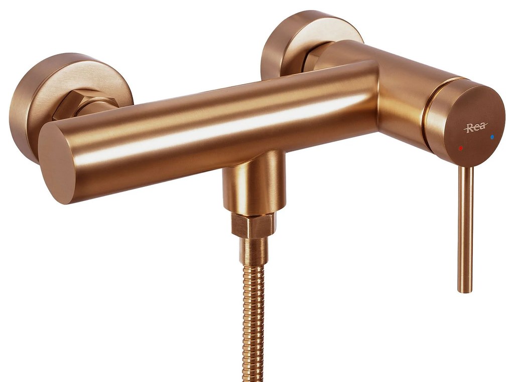 Rea Foss, sprchová batéria s ručnou sprchovou súpravou, medená matná, REA-B9636