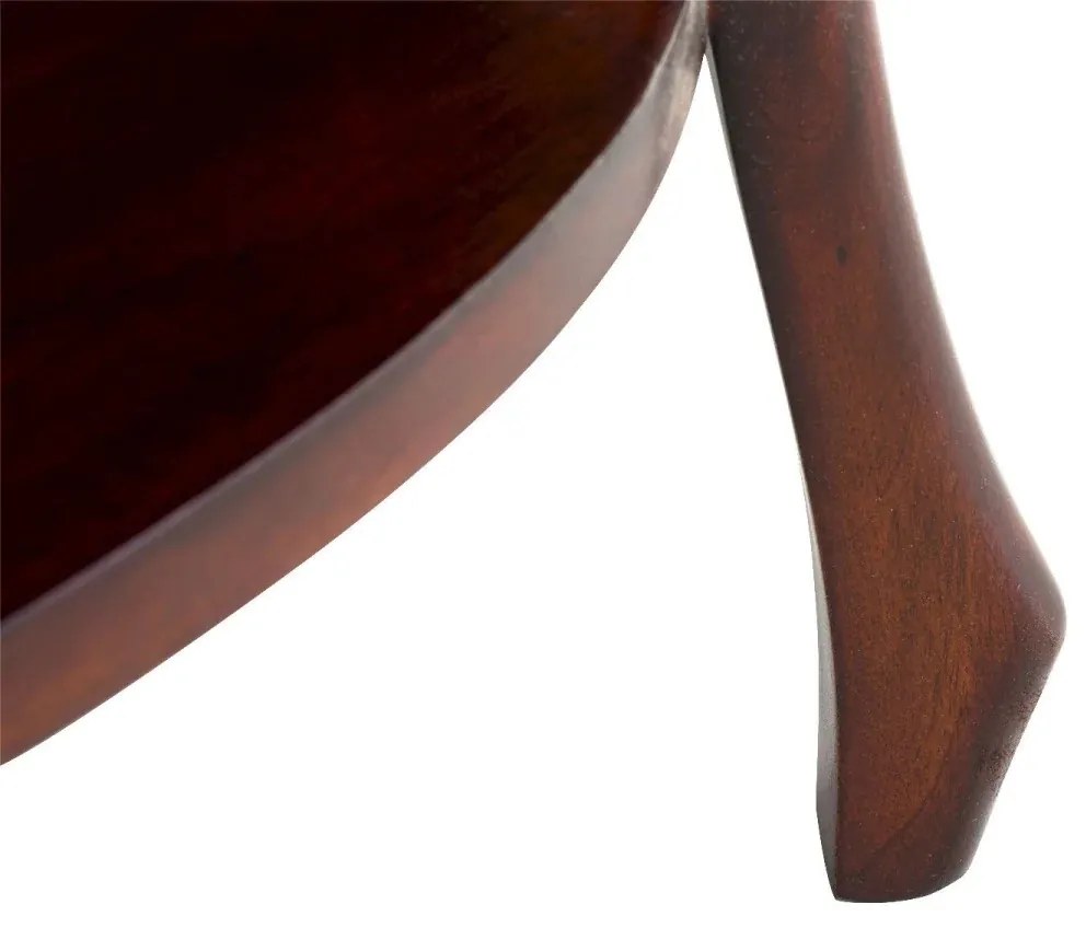furniture-nabytek.cz - Masívny rohový toaletný stolík Cambridge z mahagónu, lakovaný, hnedý