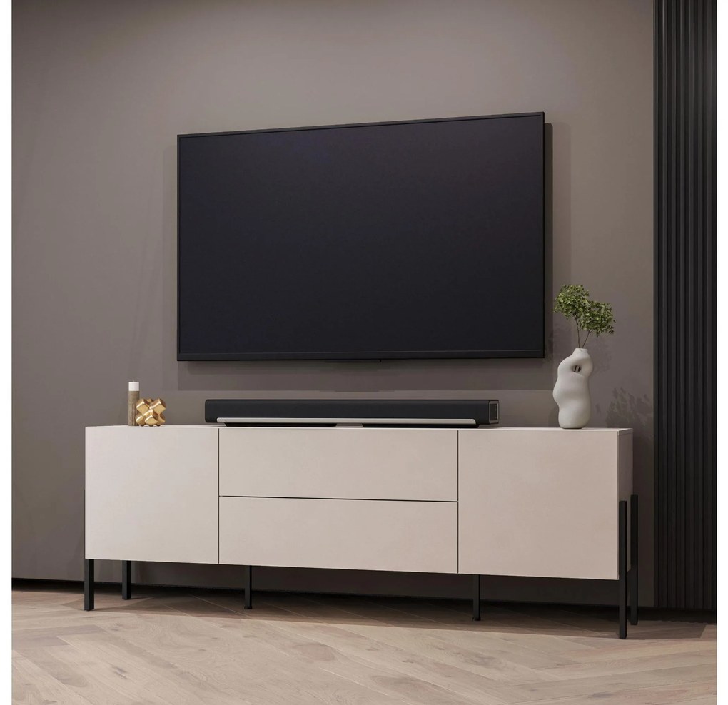 TV stolík/skrinka Kjukon 200 (kašmír). Akcia -14%. Vlastná spoľahlivá doprava až k Vám domov. 1091879