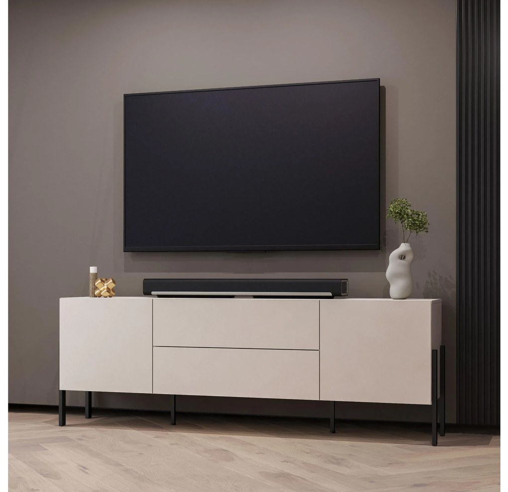 TV stolík/skrinka Kjukon 200 (kašmír). Akcia -21%. Vlastná spoľahlivá doprava až k Vám domov. 1091879